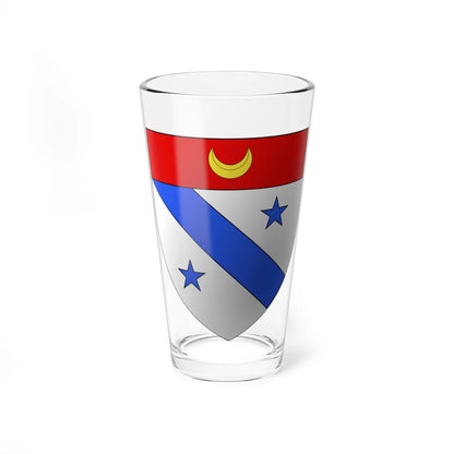 Blason de l Alee 1 (France) (Coat of Arms) Pint Glass 16oz 16oz - Go Mug Yourself