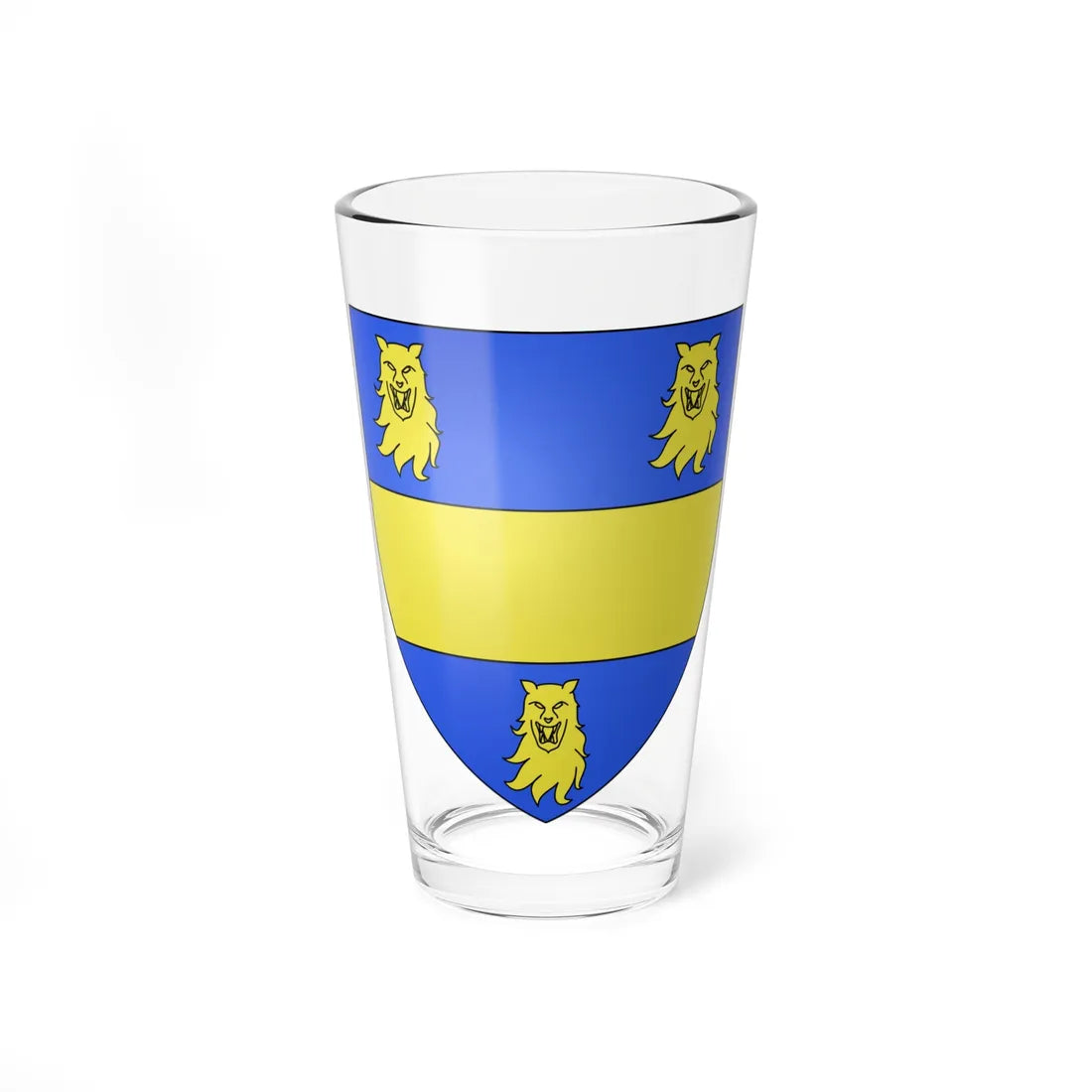 Blason de la Chartreuse Saint-Michel de Kingston Angleterre (United Kingdom) (Coat of Arms) Pint Glass 16oz 16oz - Go Mug Yourself