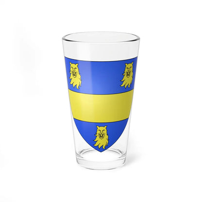 Blason de la Chartreuse Saint-Michel de Kingston Angleterre (United Kingdom) (Coat of Arms) Pint Glass 16oz 16oz - Go Mug Yourself