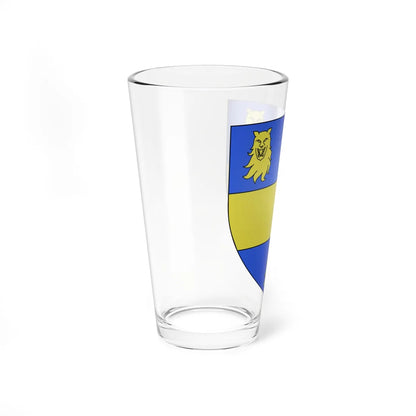 Blason de la Chartreuse Saint-Michel de Kingston Angleterre (United Kingdom) (Coat of Arms) Pint Glass 16oz - Go Mug Yourself