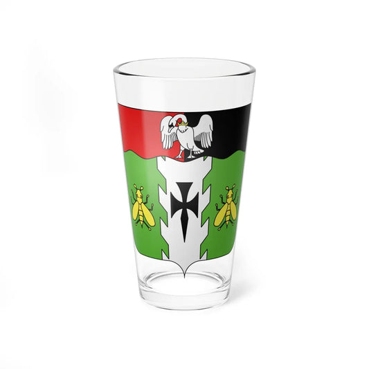 Blason de la commune de Buckingham Québec (Canada) (Coat of Arms) Pint Glass 16oz 16oz - Go Mug Yourself