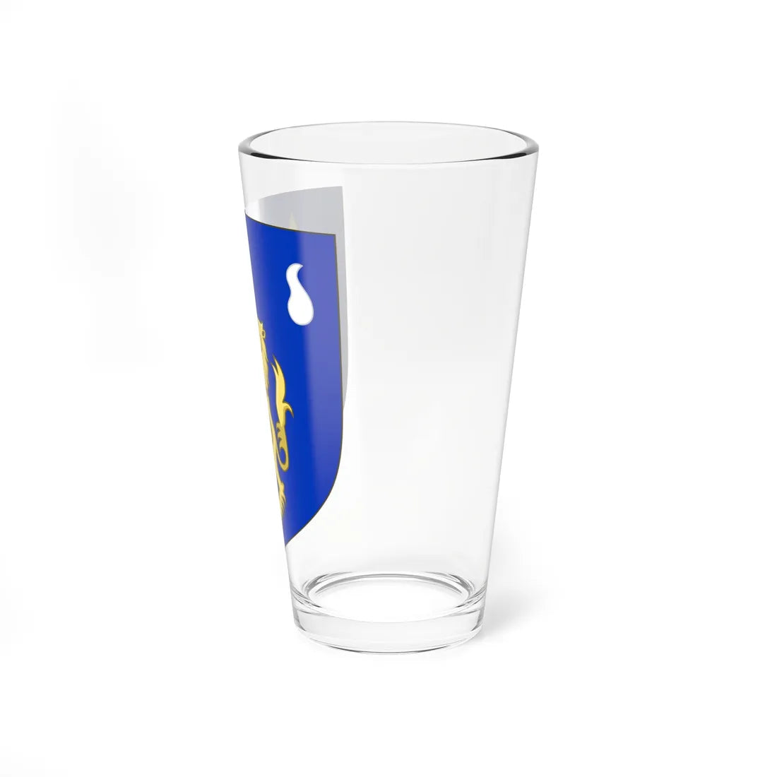Blason de la famille Aubourg de Boury (France) (Coat of Arms) Pint Glass 16oz - Go Mug Yourself