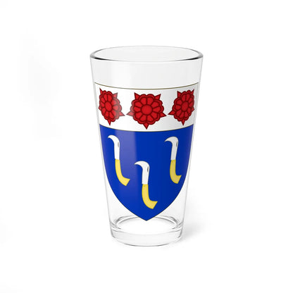 Blason de la famille Bosquillon (France) (Coat of Arms) Pint Glass 16oz - Go Mug Yourself