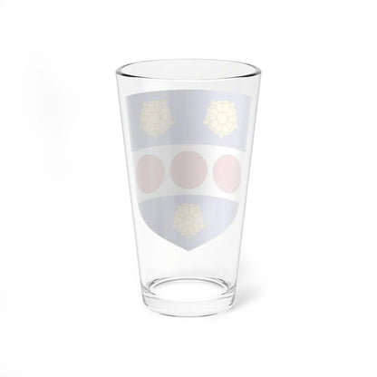 Blason de la famille Bourlon de Rouvre (France) (Coat of Arms) Pint Glass 16oz - Go Mug Yourself