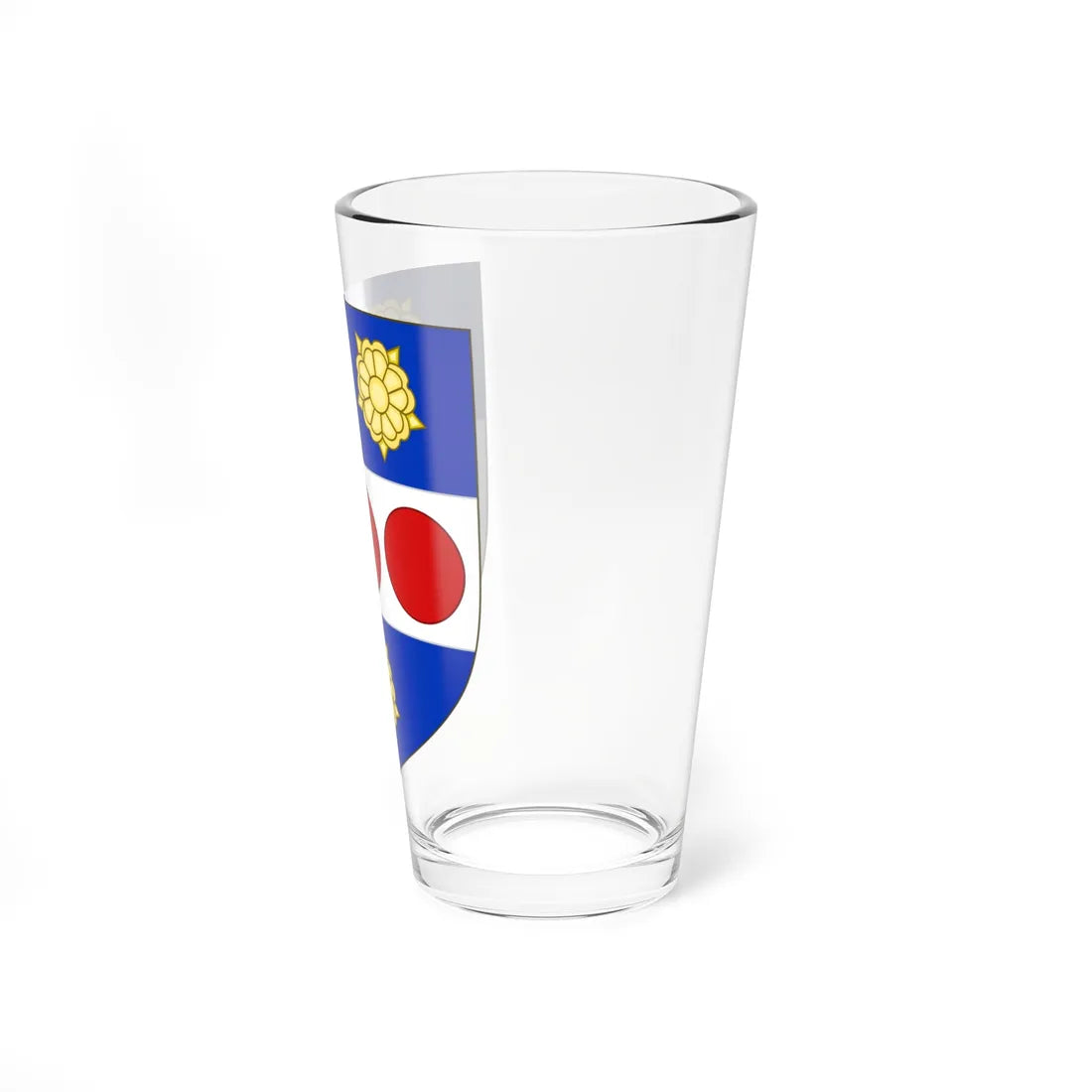 Blason de la famille Bourlon de Rouvre (France) (Coat of Arms) Pint Glass 16oz - Go Mug Yourself