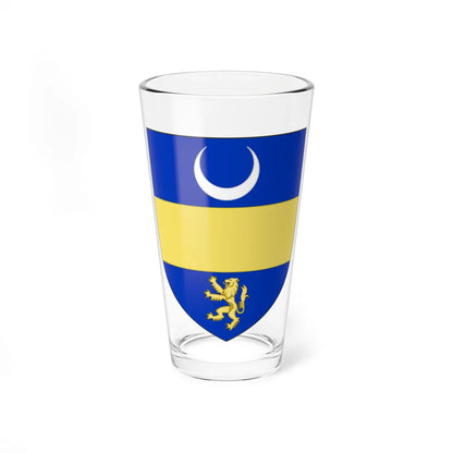 Blason de la famille Bouthier de Rochefort (France) (Coat of Arms) Pint Glass 16oz 16oz - Go Mug Yourself