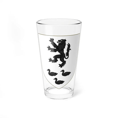 Blason de la famille Charette de La Contrie (France) (Coat of Arms) Pint Glass 16oz 16oz - Go Mug Yourself