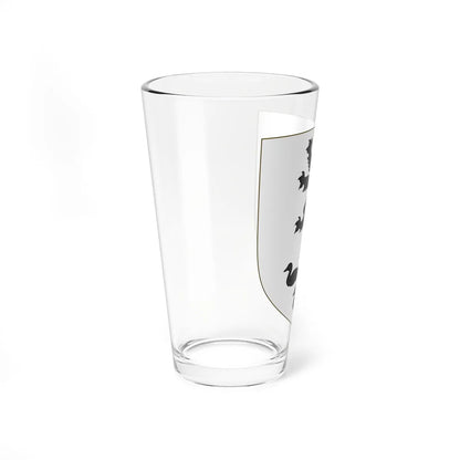 Blason de la famille Charette de La Contrie (France) (Coat of Arms) Pint Glass 16oz - Go Mug Yourself