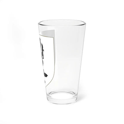 Blason de la famille Charette de La Contrie (France) (Coat of Arms) Pint Glass 16oz - Go Mug Yourself