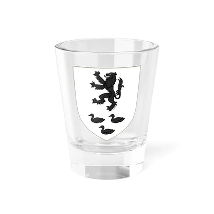Blason de la famille Charette de La Contrie (France) (Coat of Arms) Shot Glass 1.5oz 1.5oz - Go Mug Yourself