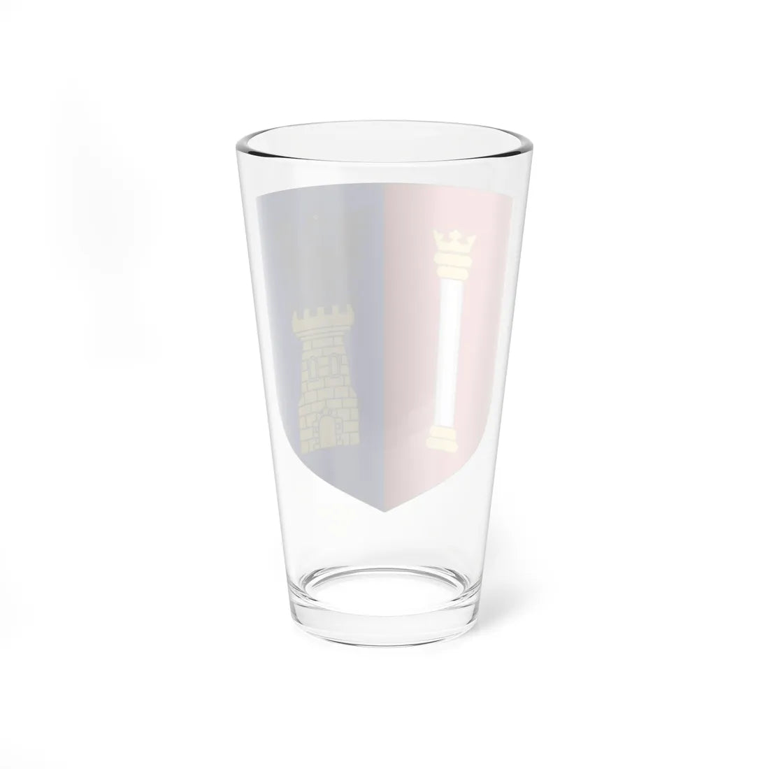 Blason de la famille Colonna dAnfriani (France) (Coat of Arms) Pint Glass 16oz - Go Mug Yourself
