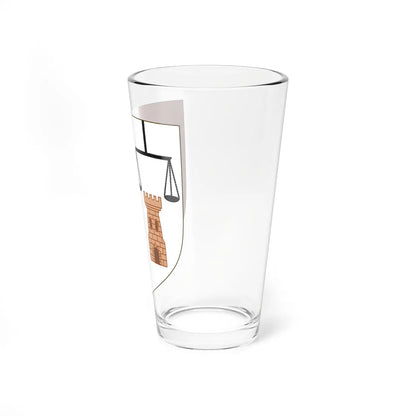 Blason de la famille Colonna dIstria (France) (Coat of Arms) Pint Glass 16oz - Go Mug Yourself