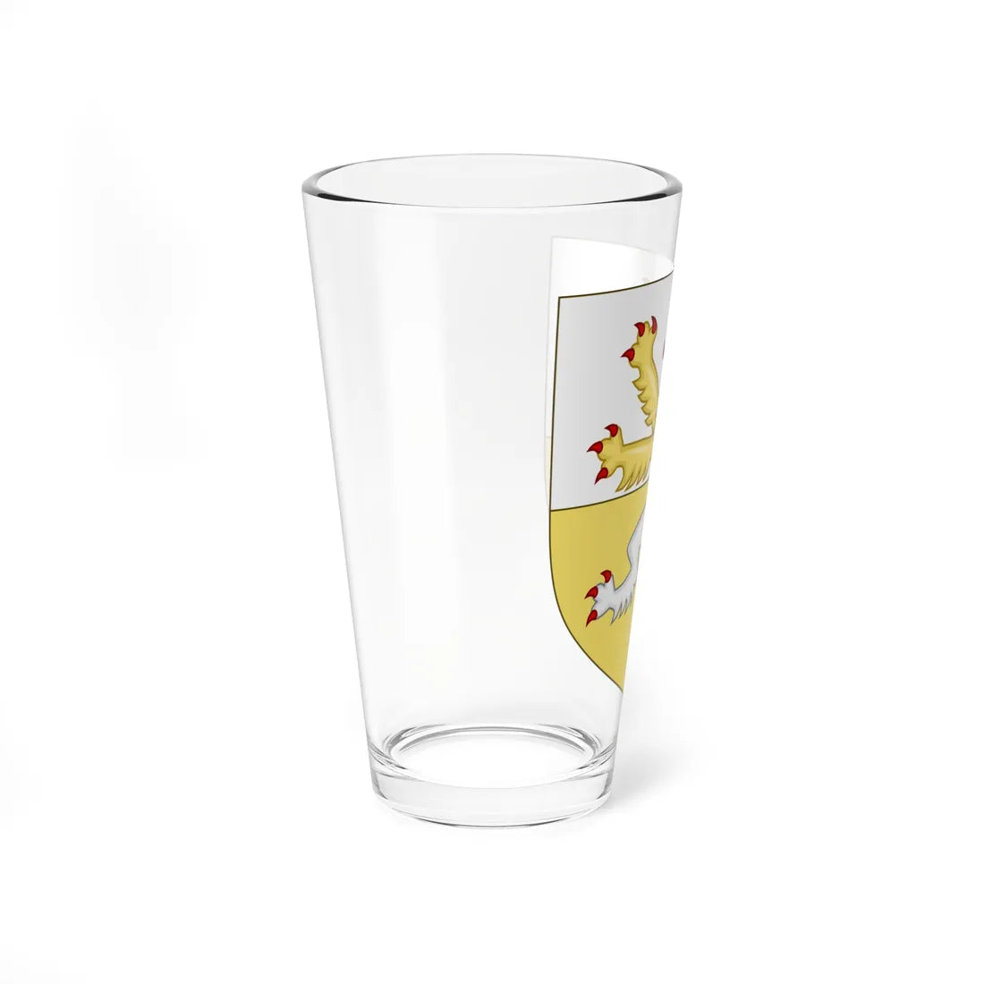 Blason de la famille Conen de Saint-Luc (France) (Coat of Arms) Pint Glass 16oz - Go Mug Yourself
