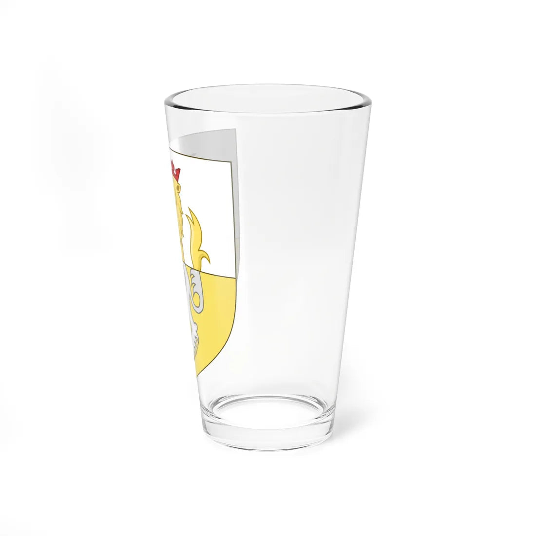 Blason de la famille Conen de Saint-Luc (France) (Coat of Arms) Pint Glass 16oz - Go Mug Yourself