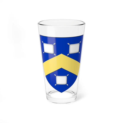 Blason de la famille Cotton de Bennetot (France) (Coat of Arms) Pint Glass 16oz 16oz - Go Mug Yourself