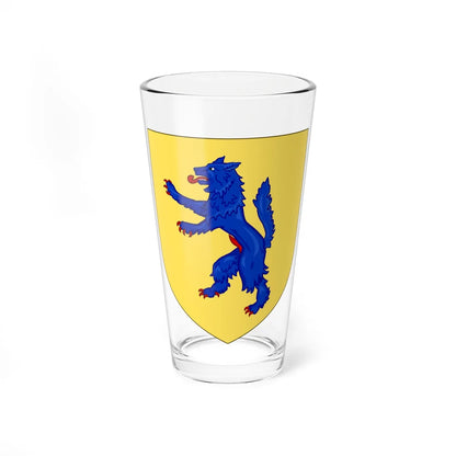 Blason de la famille dAgoult (France) (Coat of Arms) Pint Glass 16oz 16oz - Go Mug Yourself