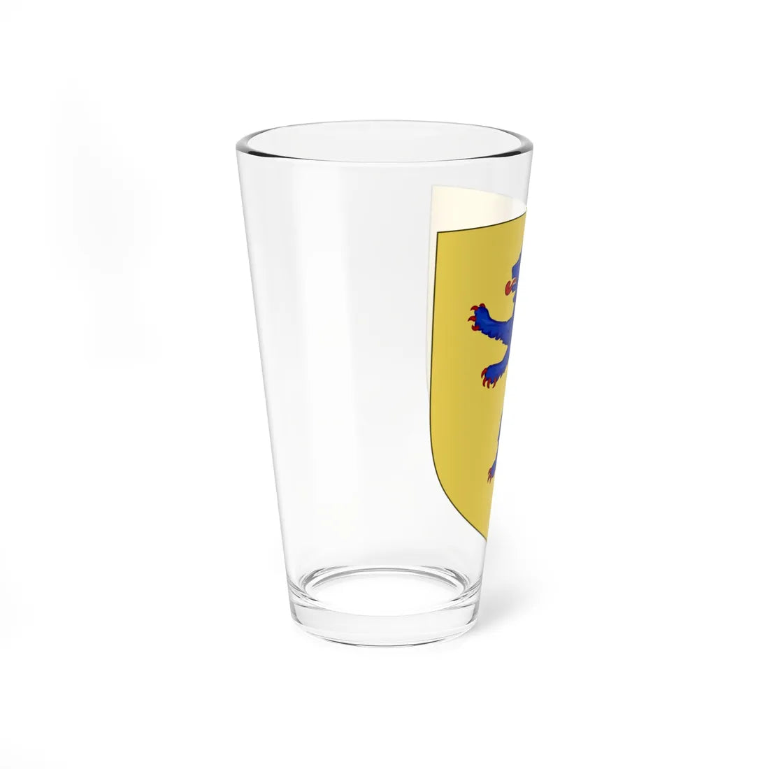 Blason de la famille dAgoult (France) (Coat of Arms) Pint Glass 16oz - Go Mug Yourself