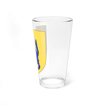Blason de la famille dAgoult (France) (Coat of Arms) Pint Glass 16oz - Go Mug Yourself