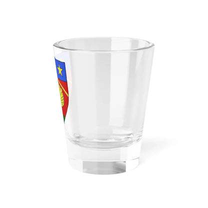 Blason de la famille dAldin (France) (Coat of Arms) Shot Glass 1.5oz - Go Mug Yourself