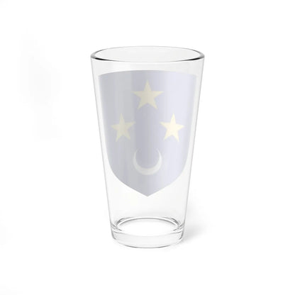 Blason de la famille dAliney dElva (France) (Coat of Arms) Pint Glass 16oz - Go Mug Yourself