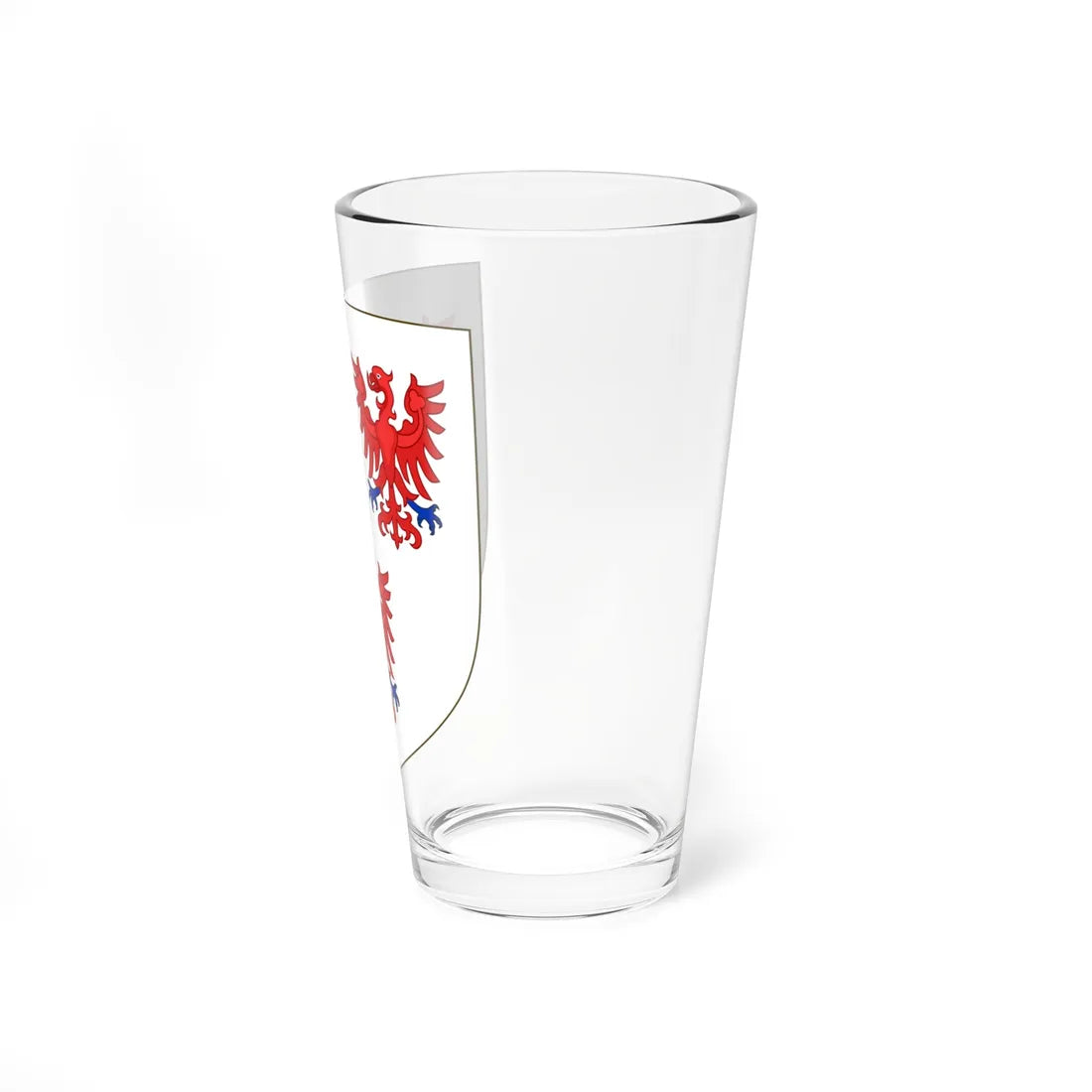 Blason de la famille dAndigné (France) (Coat of Arms) Pint Glass 16oz - Go Mug Yourself