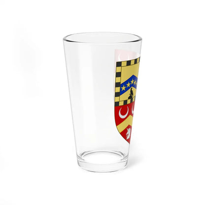Blason de la famille dAudiffret-Pasquier (France) (Coat of Arms) Pint Glass 16oz - Go Mug Yourself