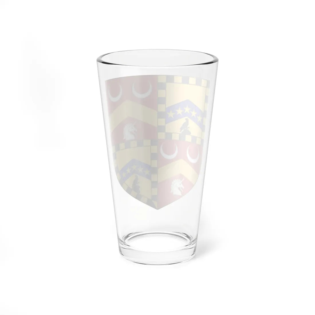 Blason de la famille dAudiffret-Pasquier (France) (Coat of Arms) Pint Glass 16oz - Go Mug Yourself