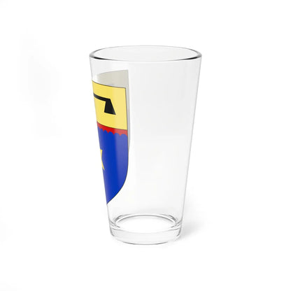 Blason de la famille de Bar (France) (Coat of Arms) Pint Glass 16oz - Go Mug Yourself