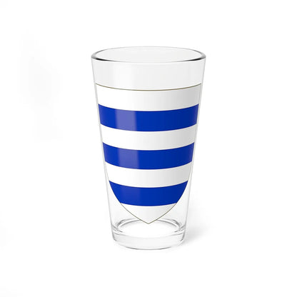 Blason de la famille de Baudry dAsson (France) (Coat of Arms) Pint Glass 16oz 16oz - Go Mug Yourself