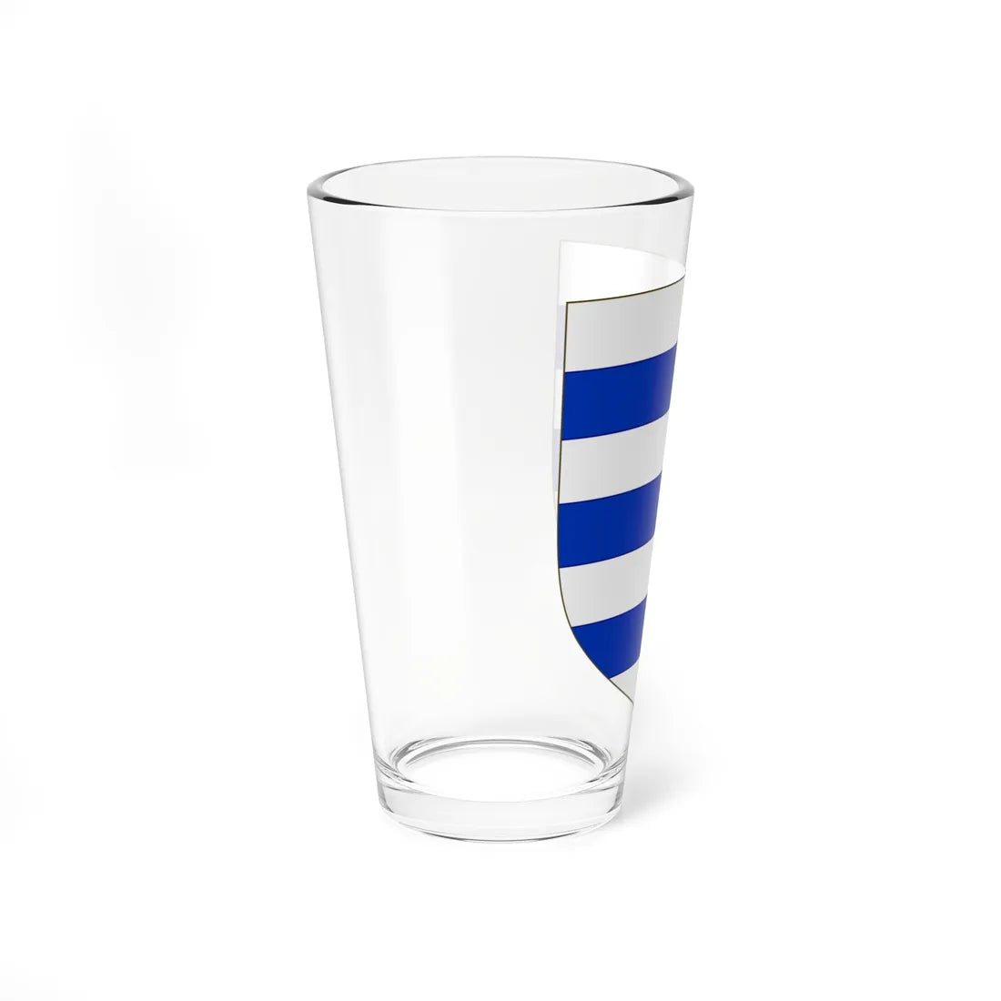 Blason de la famille de Baudry dAsson (France) (Coat of Arms) Pint Glass 16oz - Go Mug Yourself