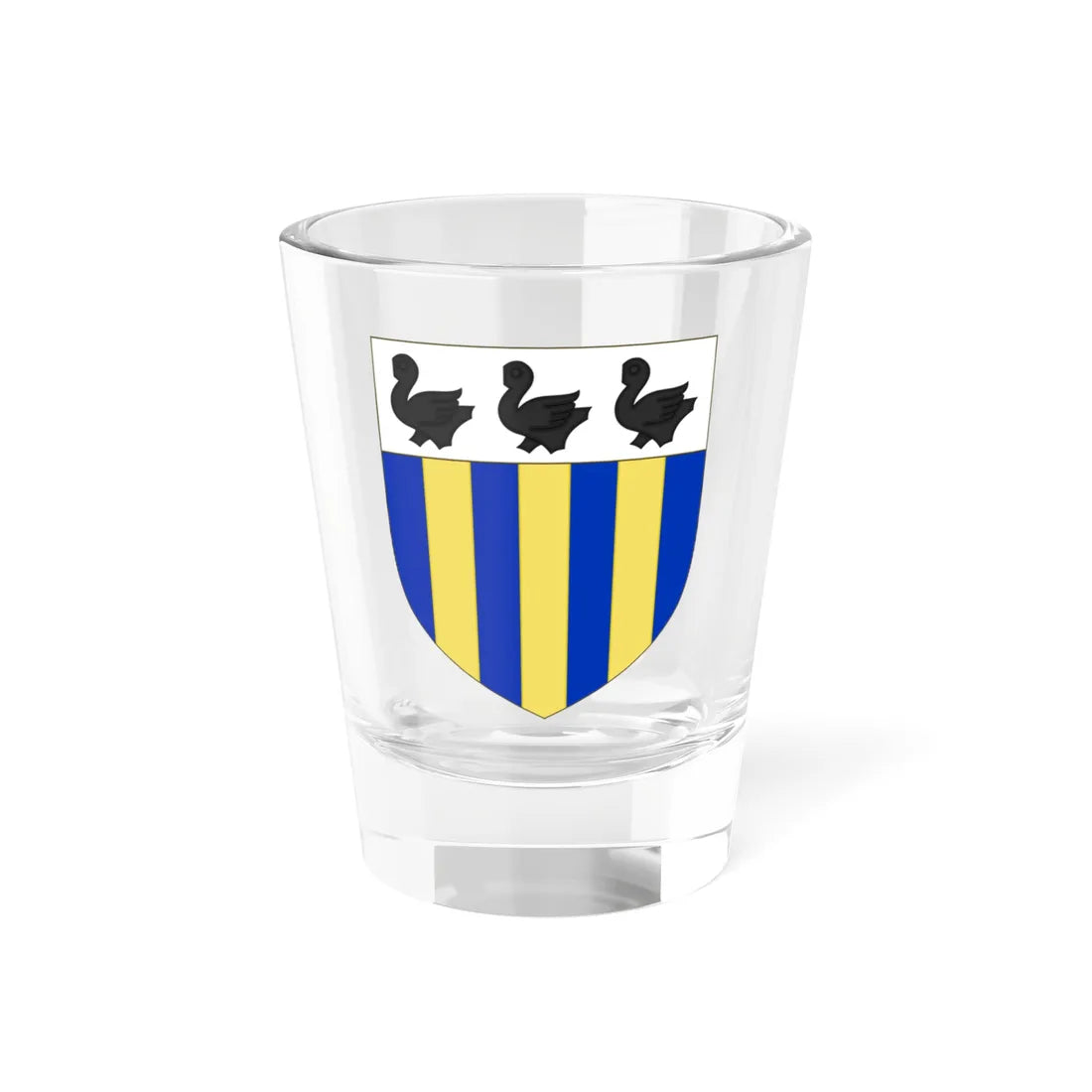 Blason de la famille de Benoît (France) (Coat of Arms) Shot Glass 1.5oz 1.5oz - Go Mug Yourself