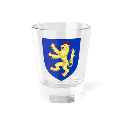 Blason de la famille de Bonneval (France) (Coat of Arms) Shot Glass 1.5oz 1.5oz - Go Mug Yourself