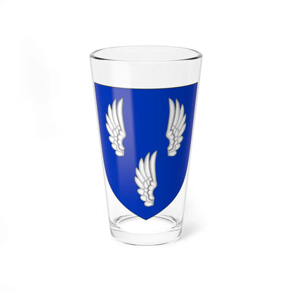 Blason de la famille de Carbuccia (France) (Coat of Arms) Pint Glass 16oz 16oz - Go Mug Yourself