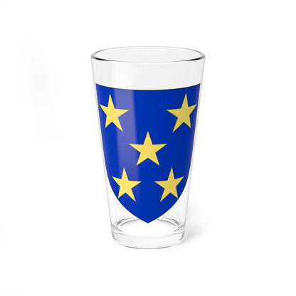 Blason de la famille de Cardenau de Borda (France) (Coat of Arms) Pint Glass 16oz 16oz - Go Mug Yourself