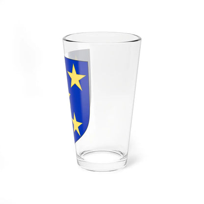 Blason de la famille de Cardenau de Borda (France) (Coat of Arms) Pint Glass 16oz - Go Mug Yourself