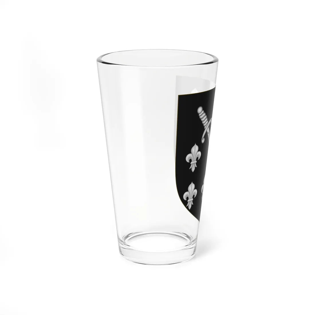 Blason de la famille de Chappedelaine (France) (Coat of Arms) Pint Glass 16oz - Go Mug Yourself