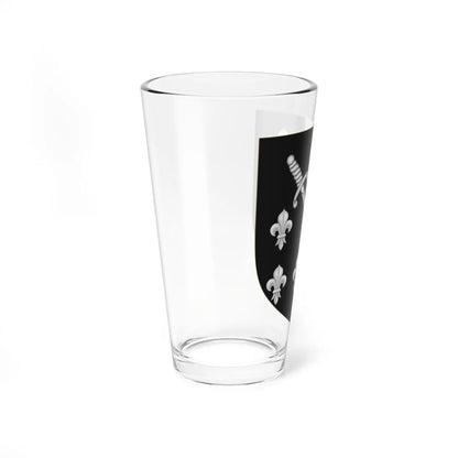 Blason de la famille de Chappedelaine (France) (Coat of Arms) Pint Glass 16oz - Go Mug Yourself