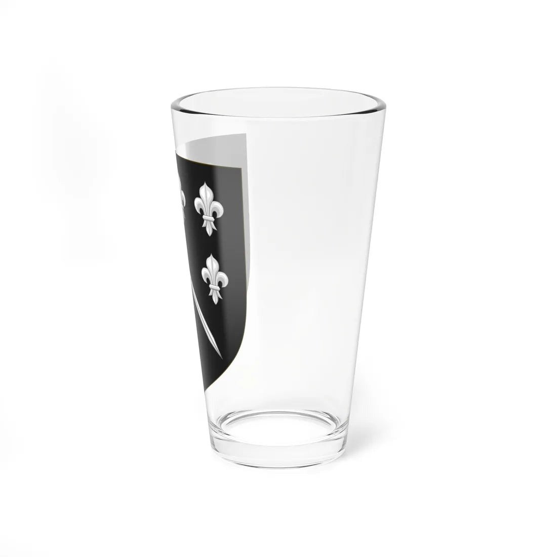 Blason de la famille de Chappedelaine (France) (Coat of Arms) Pint Glass 16oz - Go Mug Yourself