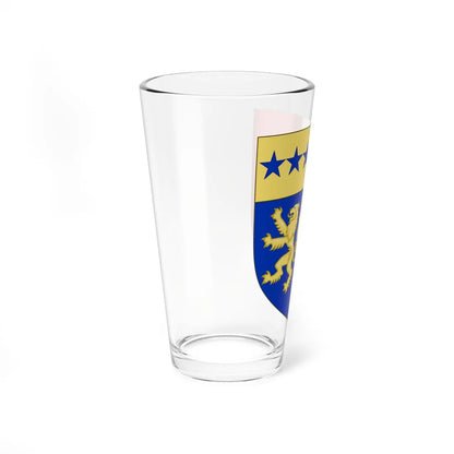 Blason de la famille de Clausel de Coussergues (France) (Coat of Arms) Pint Glass 16oz - Go Mug Yourself