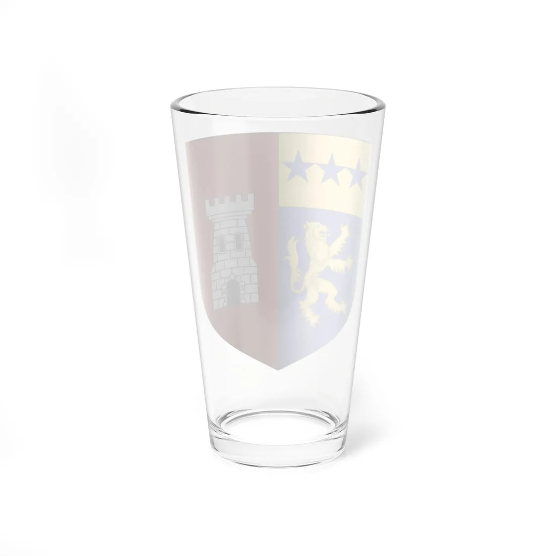 Blason de la famille de Clausel de Coussergues (France) (Coat of Arms) Pint Glass 16oz - Go Mug Yourself