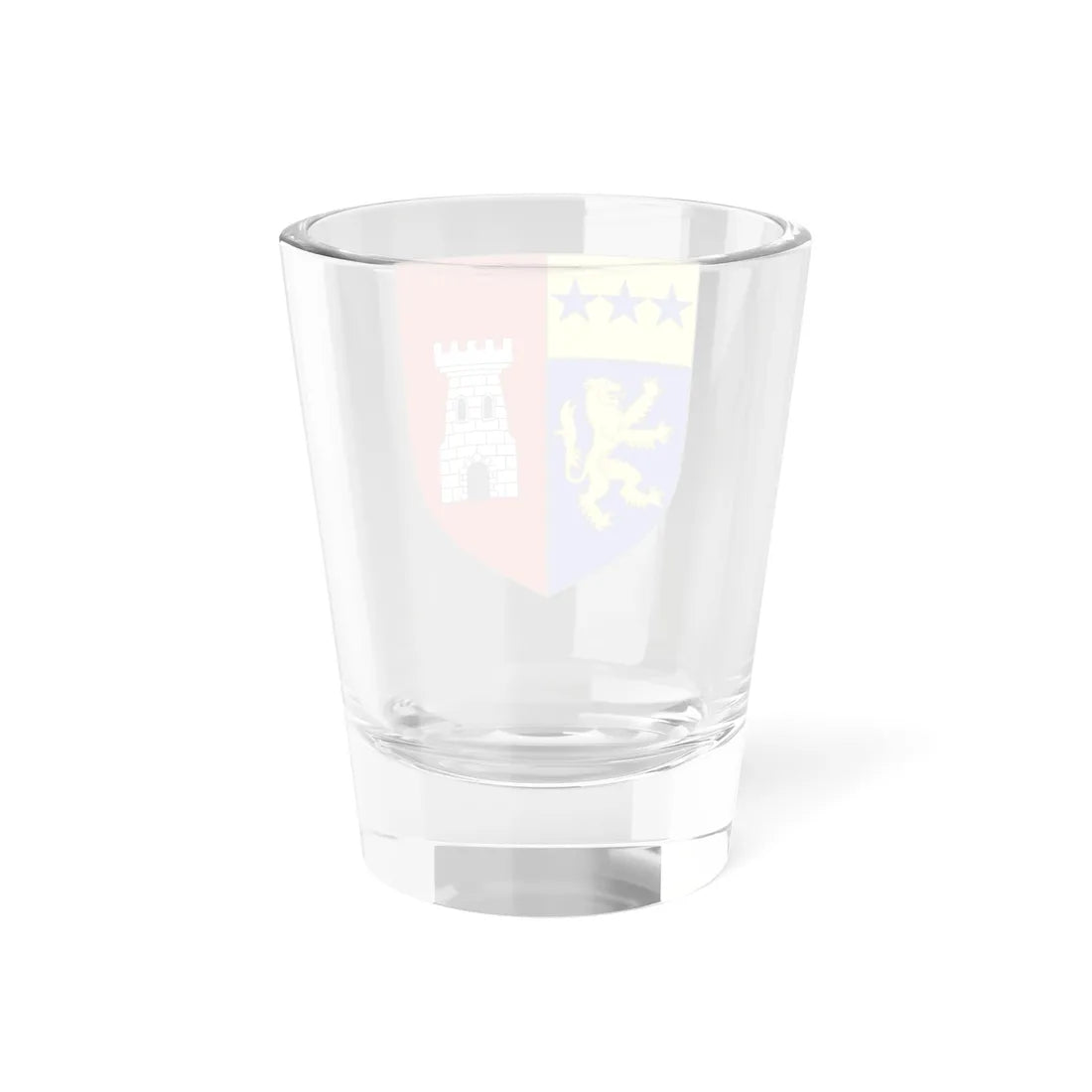 Blason de la famille de Clausel de Coussergues (France) (Coat of Arms) Shot Glass 1.5oz - Go Mug Yourself