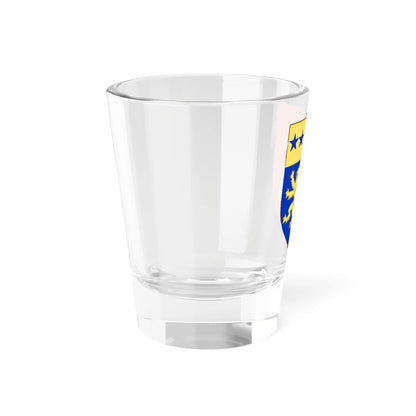 Blason de la famille de Clausel de Coussergues (France) (Coat of Arms) Shot Glass 1.5oz - Go Mug Yourself