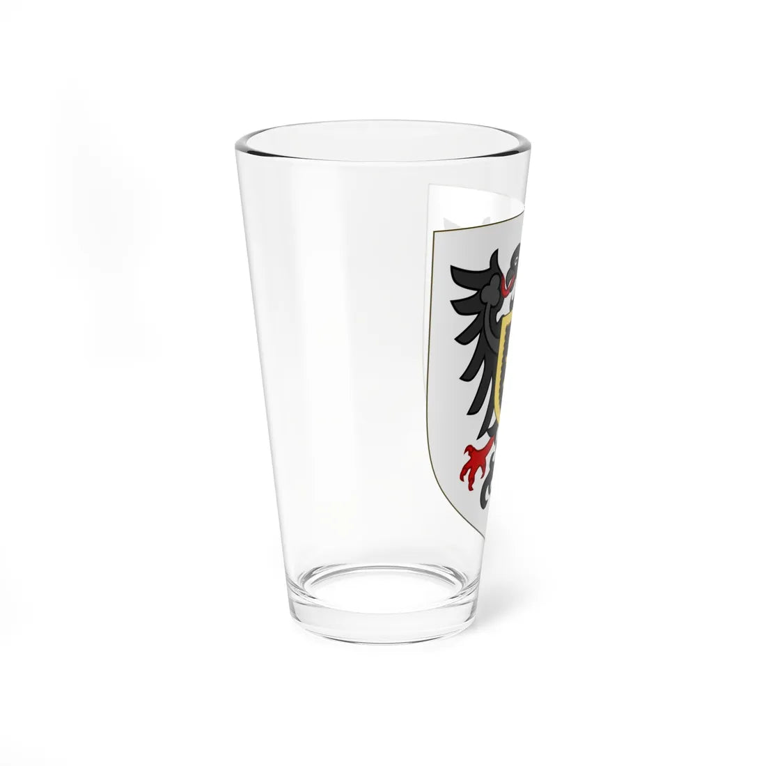 Blason de la famille de Dion (France) (Coat of Arms) Pint Glass 16oz - Go Mug Yourself
