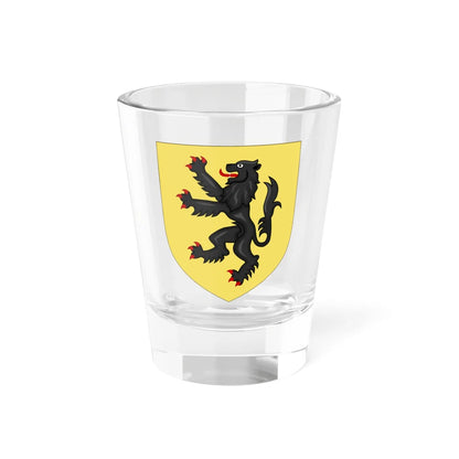 Blason de la famille de Dompierre dHornoy (France) (Coat of Arms) Shot Glass 1.5oz 1.5oz - Go Mug Yourself