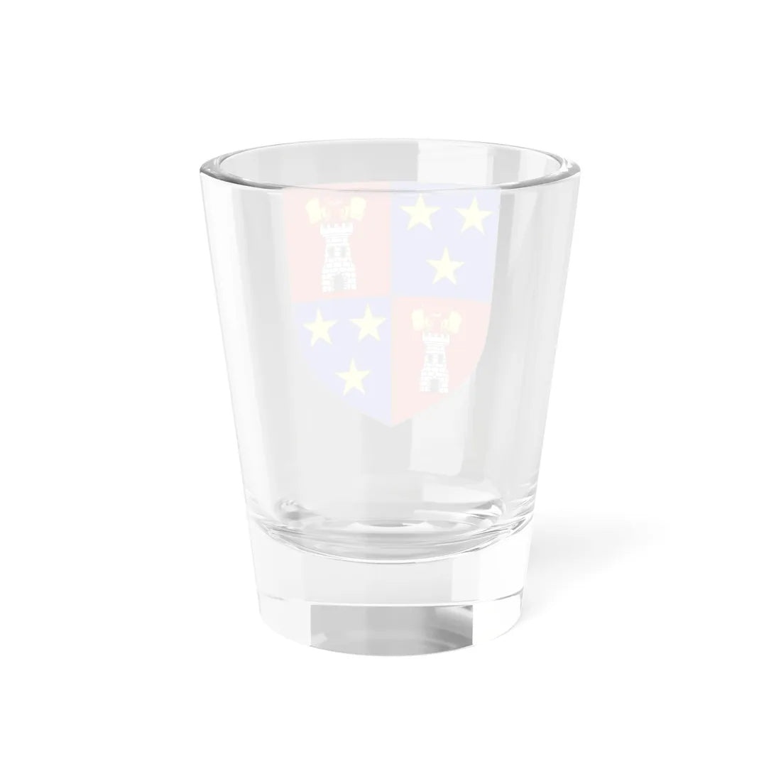 Blason de la famille de Douville-Maillefeu (France) (Coat of Arms) Shot Glass 1.5oz - Go Mug Yourself
