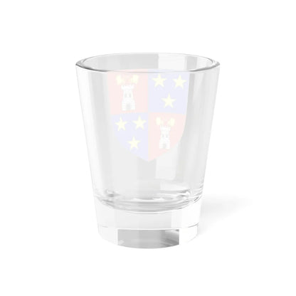Blason de la famille de Douville-Maillefeu (France) (Coat of Arms) Shot Glass 1.5oz - Go Mug Yourself