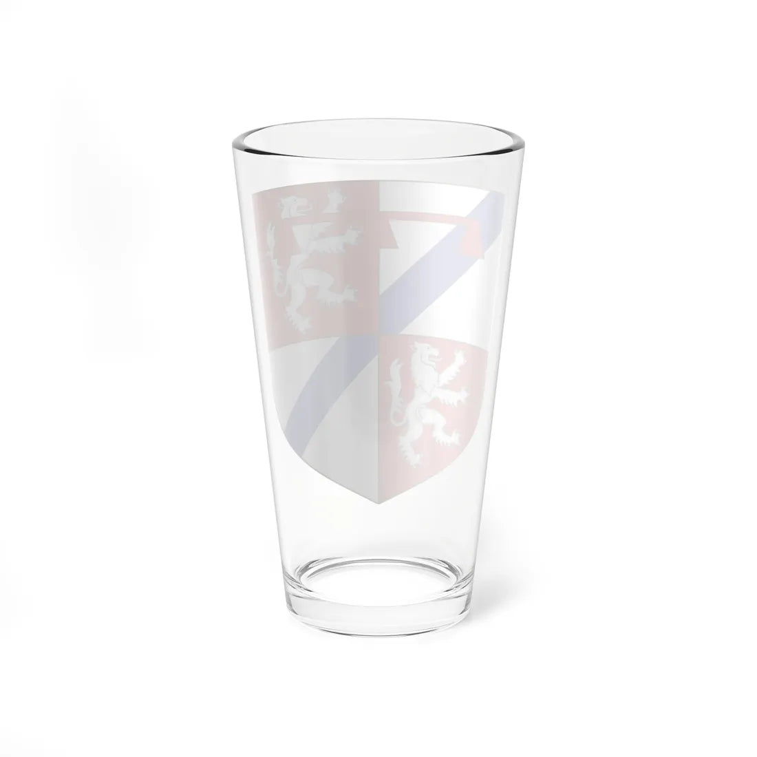 Blason de la famille de Durfort-Civrac de Lorge (France) (Coat of Arms) Pint Glass 16oz - Go Mug Yourself