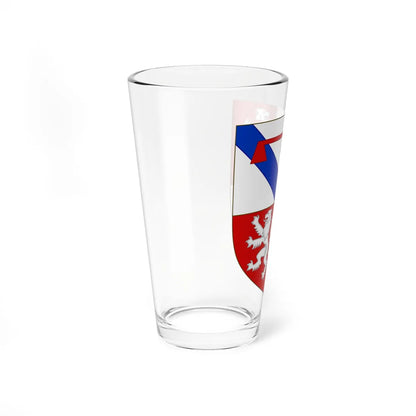 Blason de la famille de Durfort-Civrac de Lorge (France) (Coat of Arms) Pint Glass 16oz - Go Mug Yourself