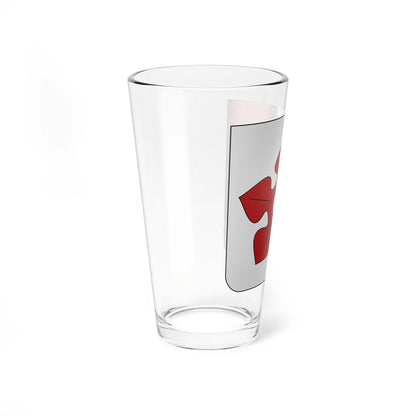 Blason de la famille de Fierlant (Belgium) (Coat of Arms) Pint Glass 16oz - Go Mug Yourself