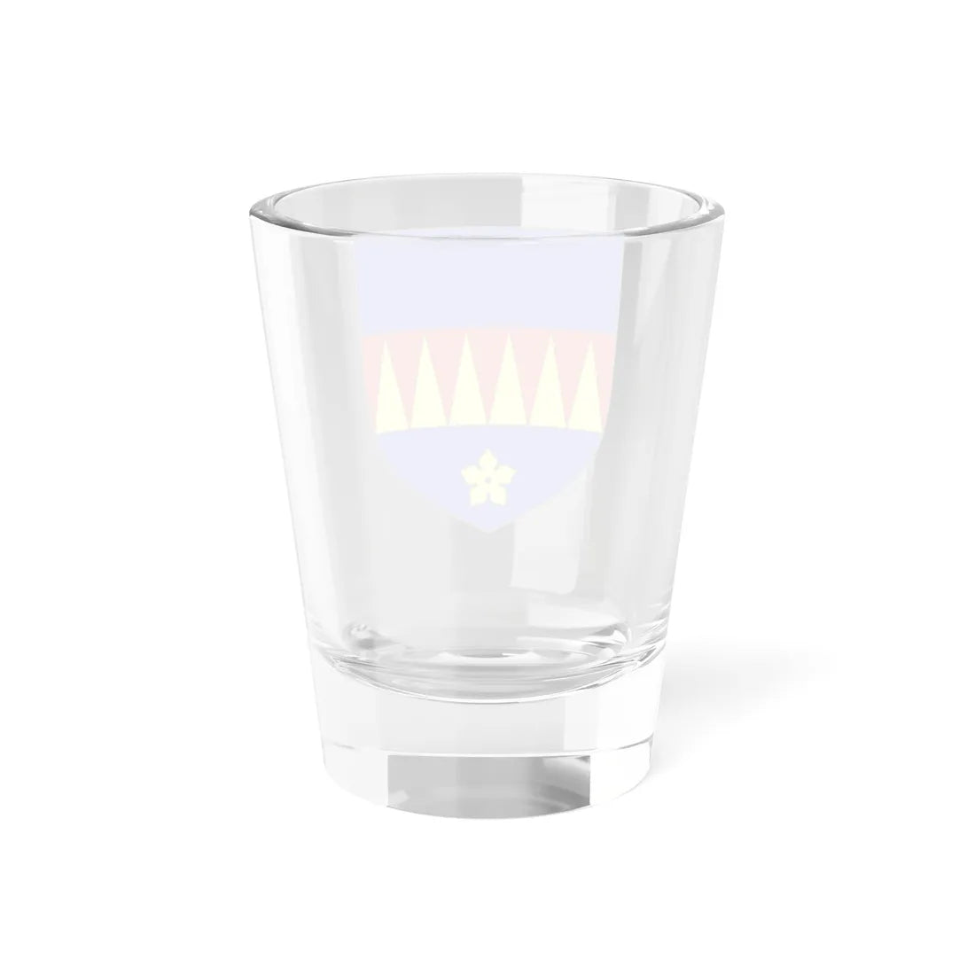 Blason de la famille de Folleville (France) (Coat of Arms) Shot Glass 1.5oz - Go Mug Yourself